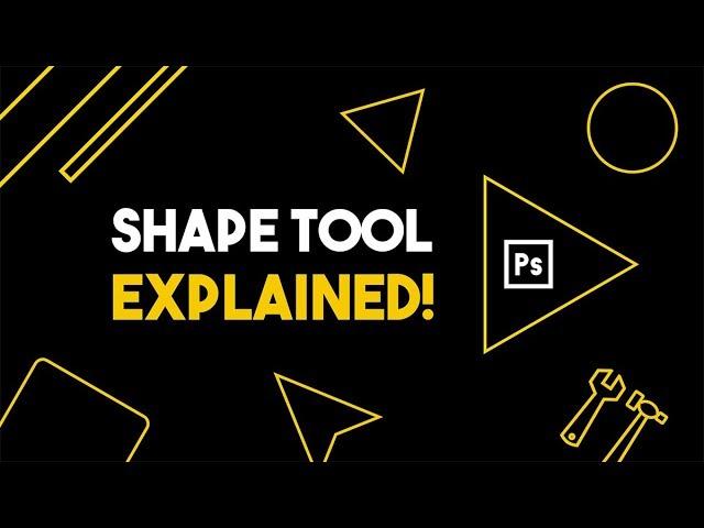 Shape Tool Explained! | Photoshop tutorial