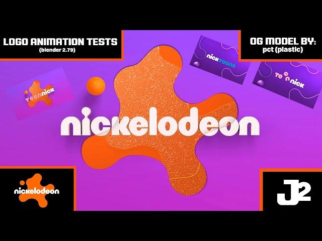 Nickelodeon (2023) Rebrand - Logo Animations - Blender [2.79] Tests