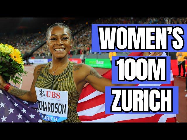 Sha'Carri Richardson vs Julien Alfred II 2024 Diamond League Zurich Switzerland