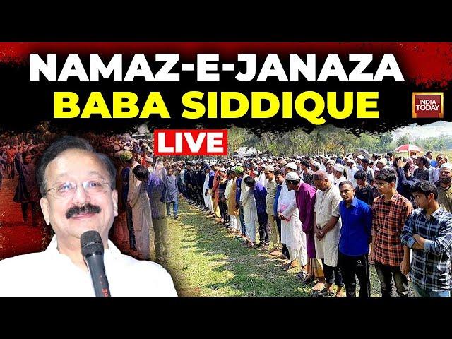 Baba Siddique Funeral Live : Namaz-E-Janaza Baba Siddique | Salman Khan Pays Last Respect, Siddique