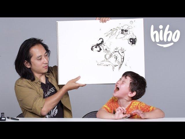 Kids Describe Their Fears to an Illustrator | Kids Describe | HiHo Kids