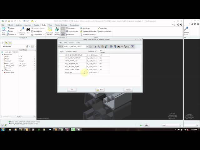 adding and editing extrusion lengths
