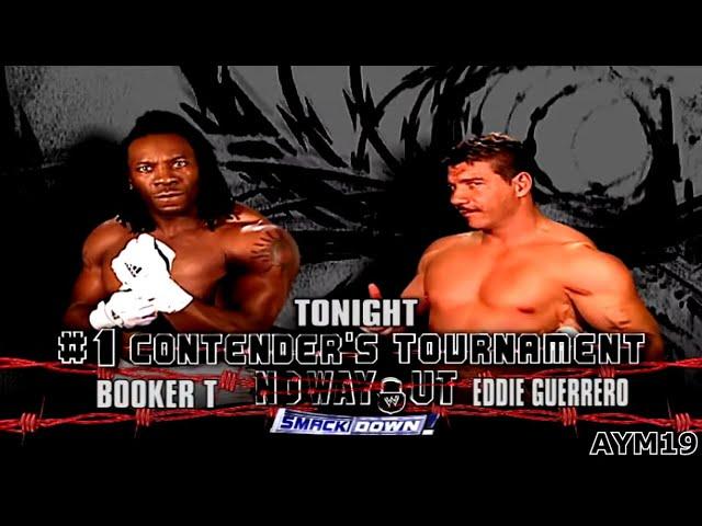 Eddie Guerrero vs Booker T SmackDown! 2/3/2005 Highlights