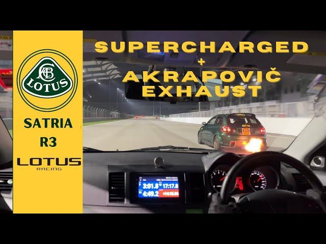 Supercharged Satria Neo R3 Lotus Racing VS Proton Inspira 1.8 | Track Battle at Sepang Circuit | 4K