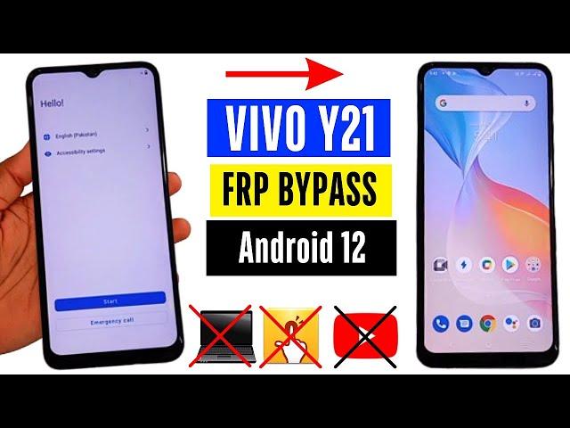 Vivo Y21 Frp Bypass Android 12 Without Pc New Security 2024 | Vivo Y21 (V2111) Google Account Bypass