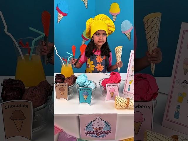  ICE CREAM FUN!  #shorts #kidsvideo
