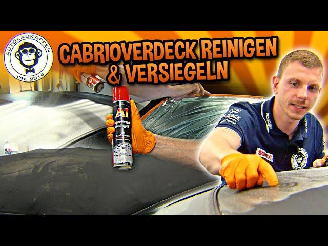 DIY convertible top cleaning & sealing | Dr.Wack | AUTOLACKAFFEN