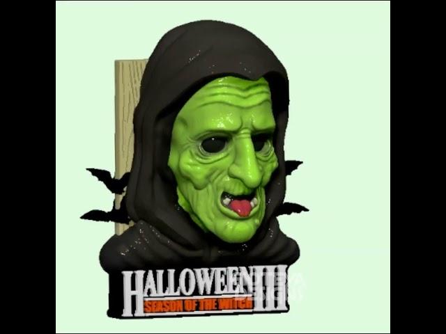 Halloween 3 Season of the Witch Witch Mask #halloween3 #halloween #witch #cosplay #3dprint #fanart