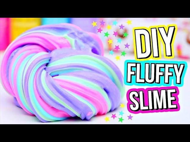 DIY FLUFFY SLIME! How To Make The BEST Slime!