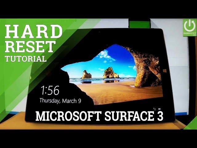 MICROSOFT Surface 3 Hard Reset / Remove Password / Format Windows