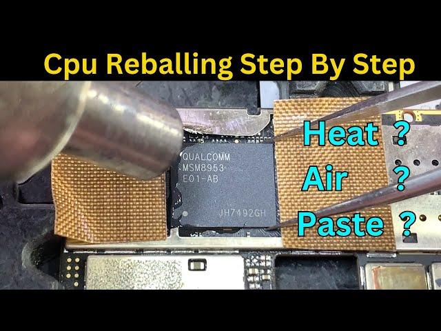 Cpu Reballing Step By Step / How To Reballing Cpu