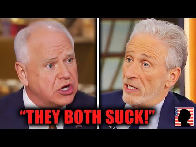 Jon Stewart TURNS ON Harris and Walz For Campaigning With Republicans