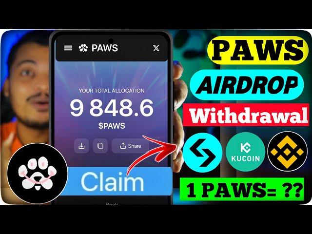 PAWS Airdrop Withdrawal || Paws Airdrop Claim Process || Paws Allocation Check  || Paws Price ?