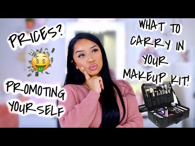 HOW TO BECOME A FREELANCE MAKEUP ARTIST | PRICES + WHAT I CARRY IN MY KIT!   ohmglashes