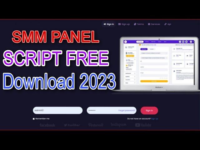 Smm panel script free download | Latest Smm panel script free |  Smm panel script  | Smm script