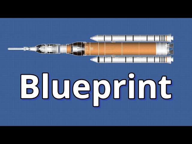 SLS Blueprint In Spaceflight Simulator