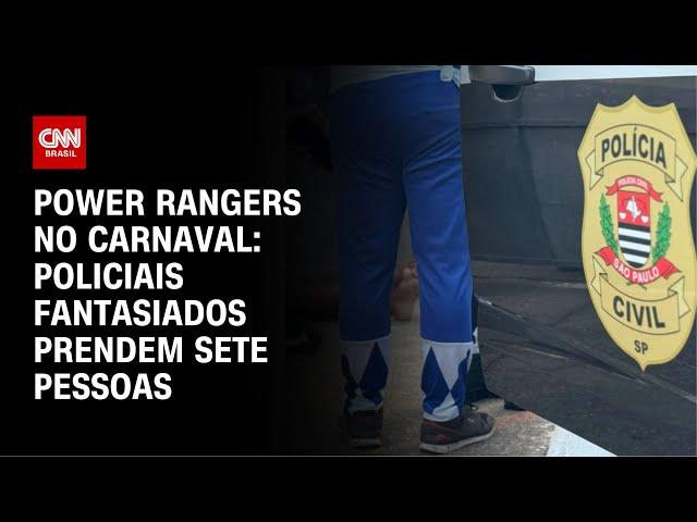 Policiais “Power Rangers” prendem sete pessoas e recuperam 30 celulares | LIVE CNN