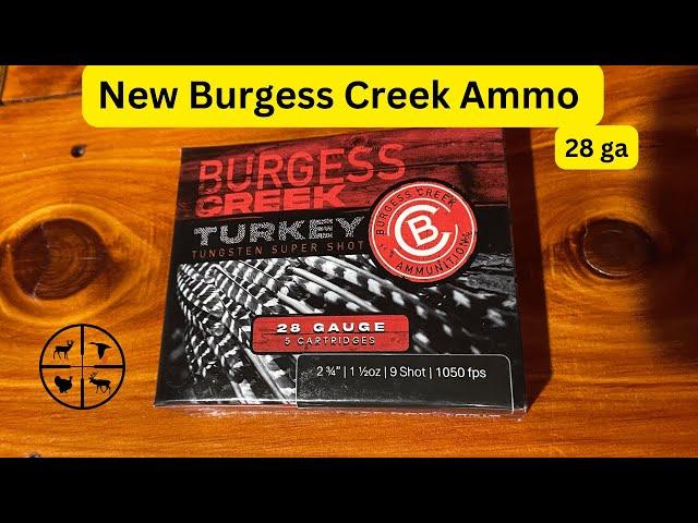 Burgess Creek Ammo 28 ga .......Pattern Test 40 Yards