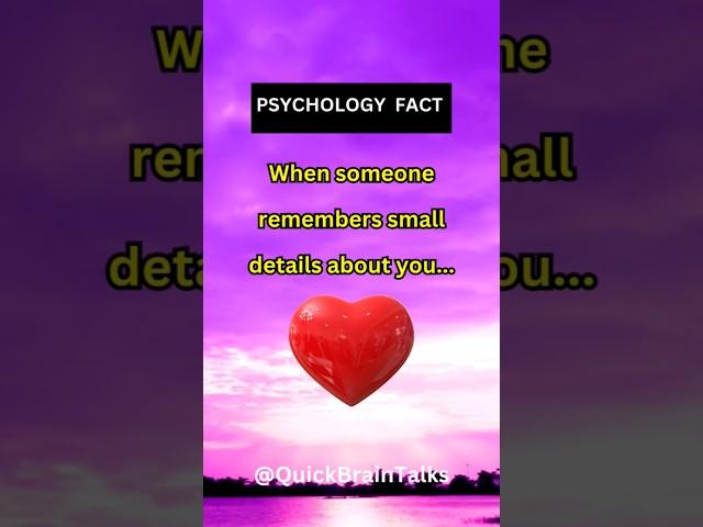 Viral psychology facts:  They notice the little things!  #psychologyfacts #humanbehavior #shorts