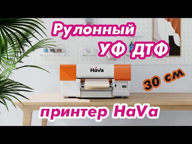 Рулонный УФ ДТФ принтер HaVa