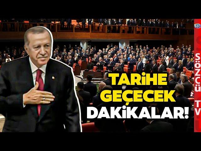 Meclis'te Tarihi Anlar! Özgür Özel ve CHP Grubu Erdoğan'ı Ayakta Karşıladı! Unutulmayacak Dakikalar