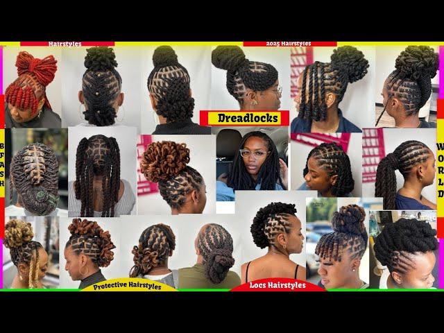 Dreadlocks hairstyles for 2025| Short & long locs styles |New dreadlocks hairstyles for women &girls