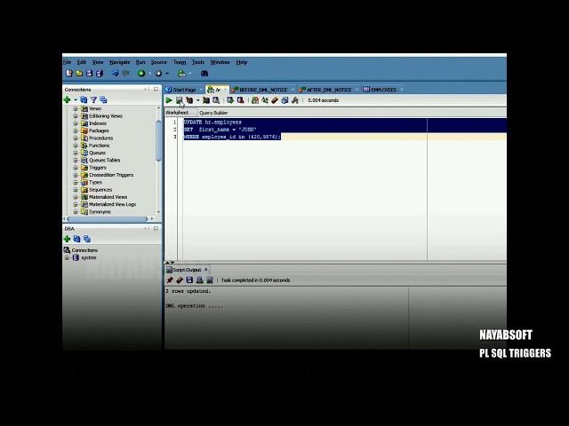 pl sql trigger