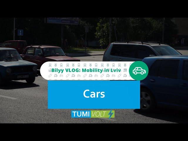 Mobility in Lviv - cars