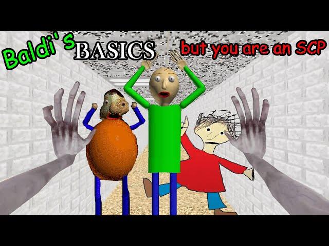 SCP 096 killed everyone at Baldi's school // SCP Basics █ Baldi's Basics – mods █