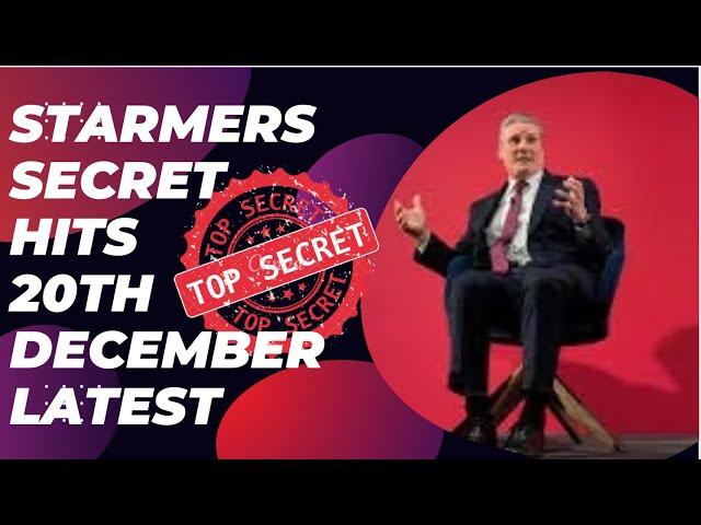 STARMER’S SECRET 20TH DECEMBER ..LATEST #kierstarmer #downingstreet #scandalexposed