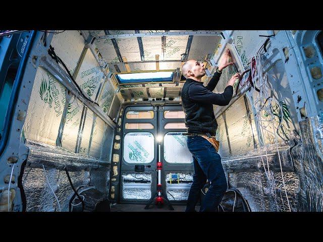 BEST INSULATED CAMPERVAN for COLD CAMPING Winter Van Build S2E7