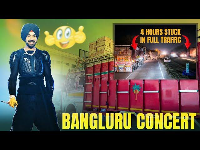 Diljit Dosanjh Concert In Bangalore | Havy Traffic Jam | Itni Jyda Public | 5 Km In 4 Hours Traffic