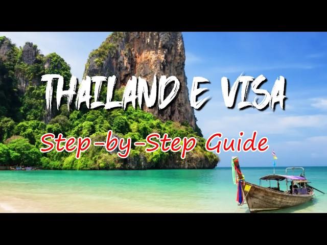 Thailand E Visa update 2025 . How to apply ? Step by step guide   Thailand tourism