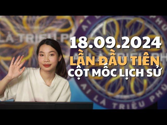 AI LÀ TRIỆU PHÚ 18.09.2024 HÀ VY ĐẠT KỶ LỤC LẦN ĐẦU TIÊN TRONG LỊCH SỬ