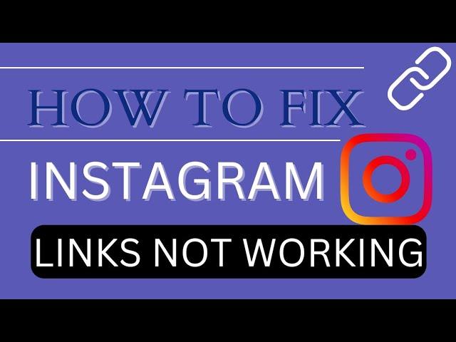 Instagram Links Not Opening in app (2023) | How to fix Instagram Links Not working Error