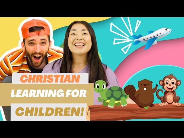 Flying An Airplane And Learning About Animals | Christian Toddler Education