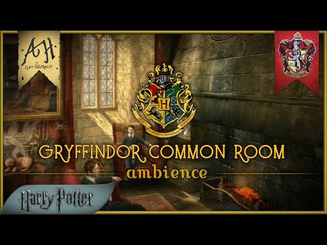 ️ Hogwarts ASMR - Gryffindor Common Room | Ambience & Animation | Harry Potter ambience [HD] ️