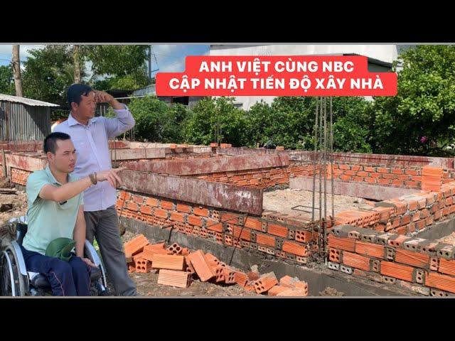Anh Việt chia sẻ,động viên Ngọc Bếp Củi trong lúc đang dần hoàn thiện móng nền nhà