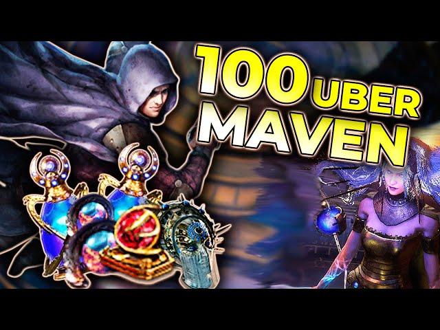 DROP DE 100 UBER MAVENS! - Path of Exile Settlers of Kalguur 3.25