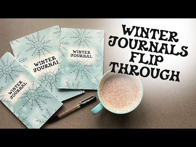 Winter Journals Flip Through | Easy Memory Keeping Idea | Creative Faith & Co.