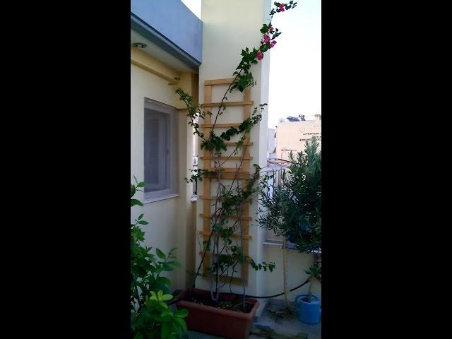 DIY reclaimed pallet wooden trellis how to Simply Make it ...