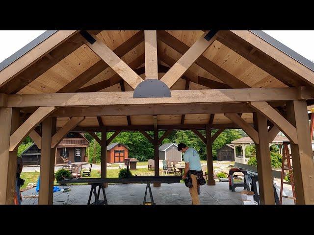 Incredible Timber Frame Pavilion Build, Start to Finish