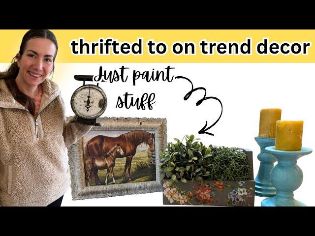 Trash in to cash thrifting for profit & turning outdated thrift decor to on trend - Reselling