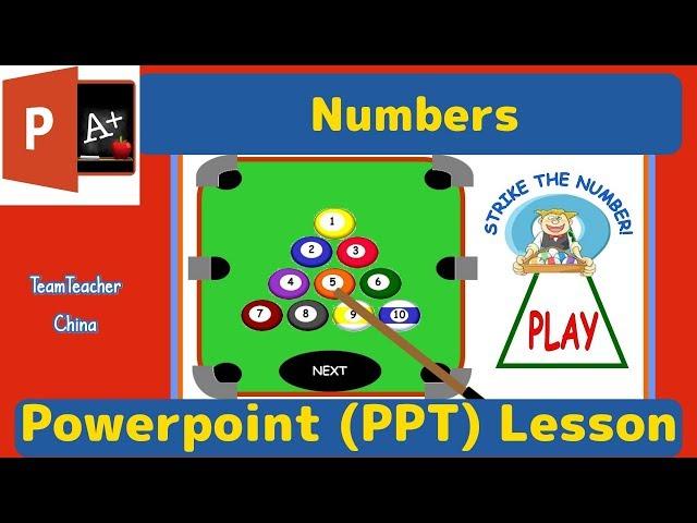 Numbers TEFL Powerpoint Lesson Plan | Classroom PPT Games