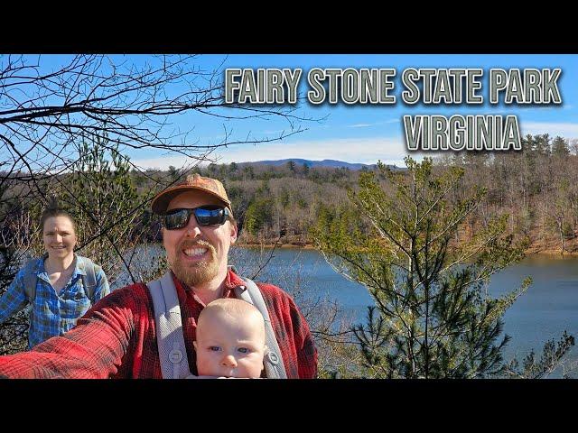 Hiking Fairy Stone State Park With Emmett in Virginia