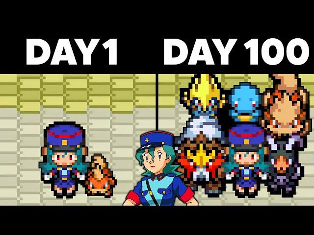 I Survived 100 Days As Officer Jenny in This Pokemon Rom Hack