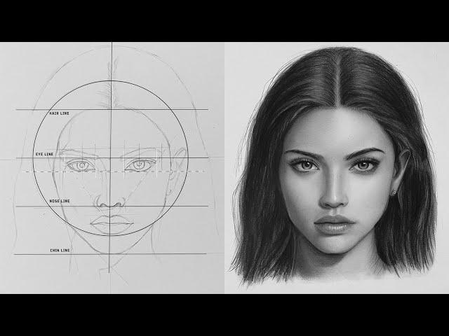 Portrait Drawing Technique - Loomis Method