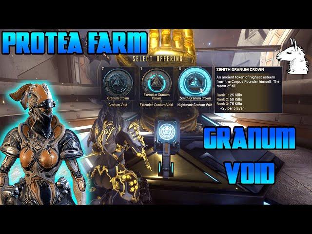Let's Play Warframe - Protea Warframe Farm (How to) Rank 3 Granum Void Levels