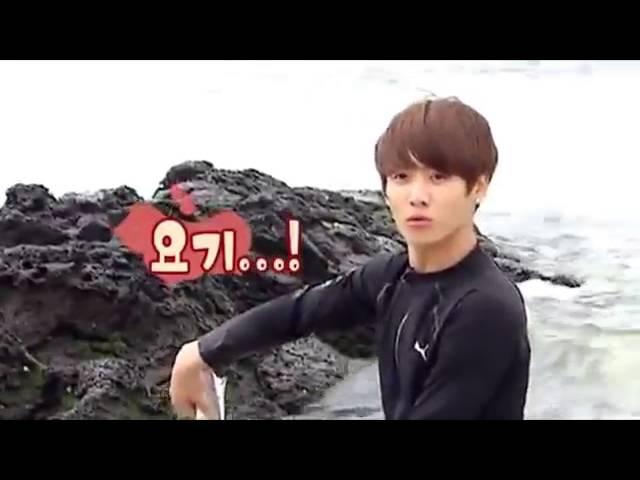 BTS JUNGKOOK WITH FISH