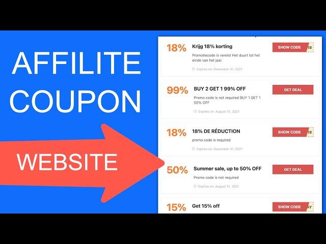 How to make Affiliate Coupons and Deals Website with WordPress & Cashback Tracker plugin